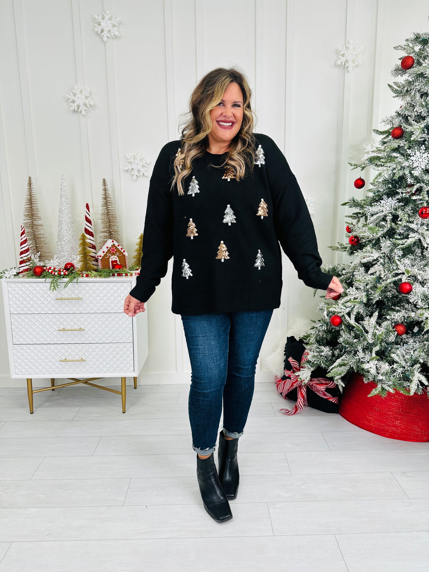 Sparkle Through The Season Sweater