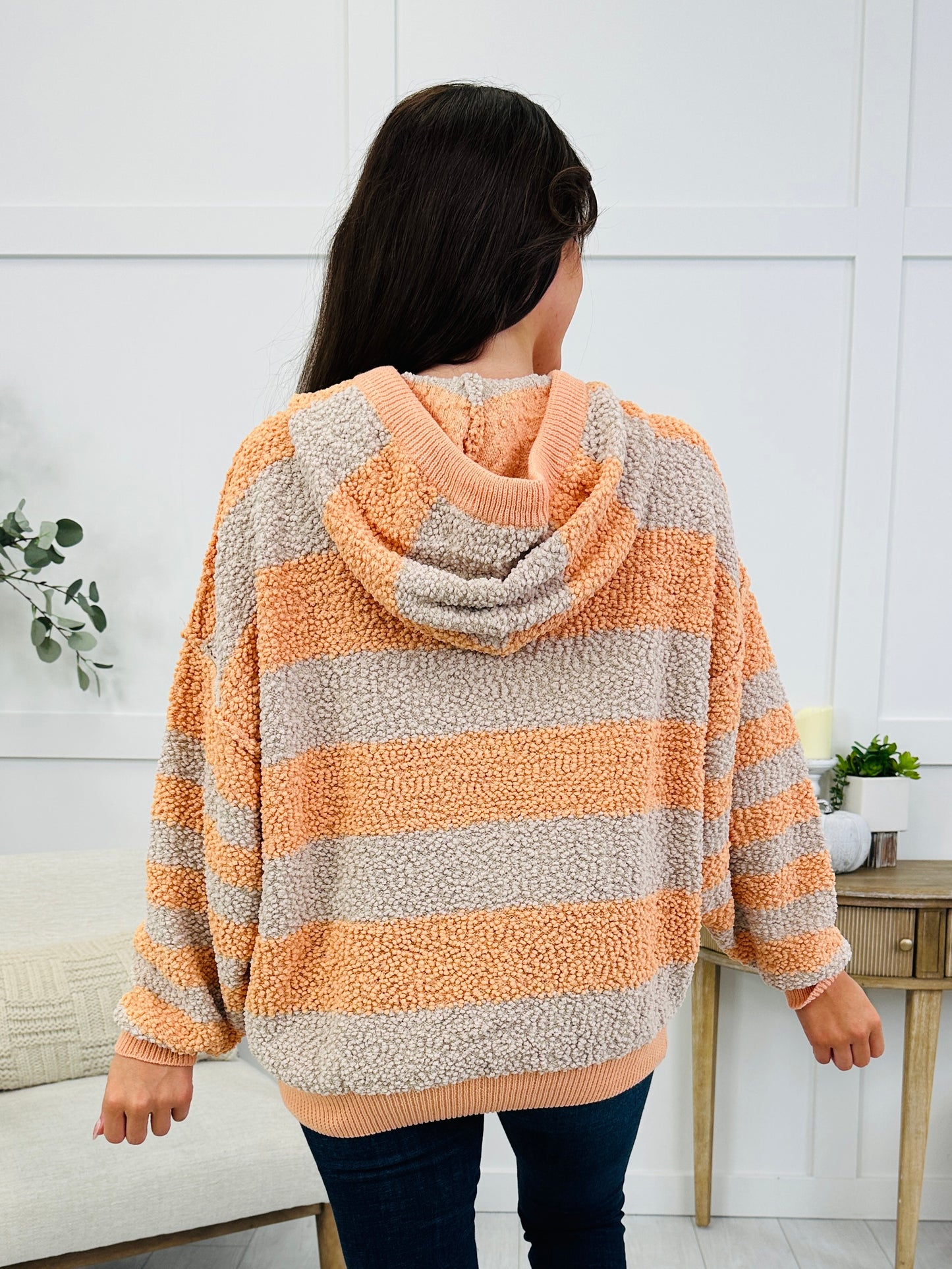 Cozy Crush Hoodie In Peach