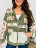 Sweet Petal Pullover in Olive Floral Multi