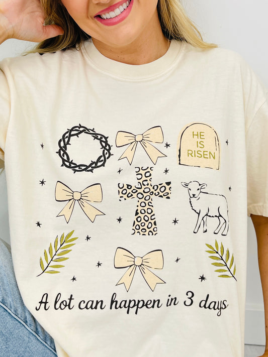Three Days Easter Graphic Tee