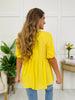 Sunny Breeze Top In Yellow