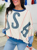 True Blue Americana Pullover
