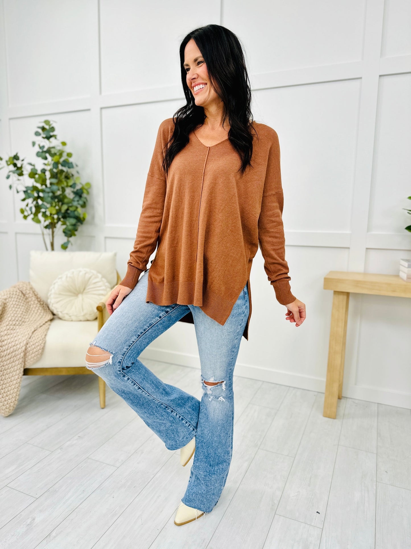 REG/CURVY Hello, Fall Sweater With Doorbuster Pricing- Multiple Colors!