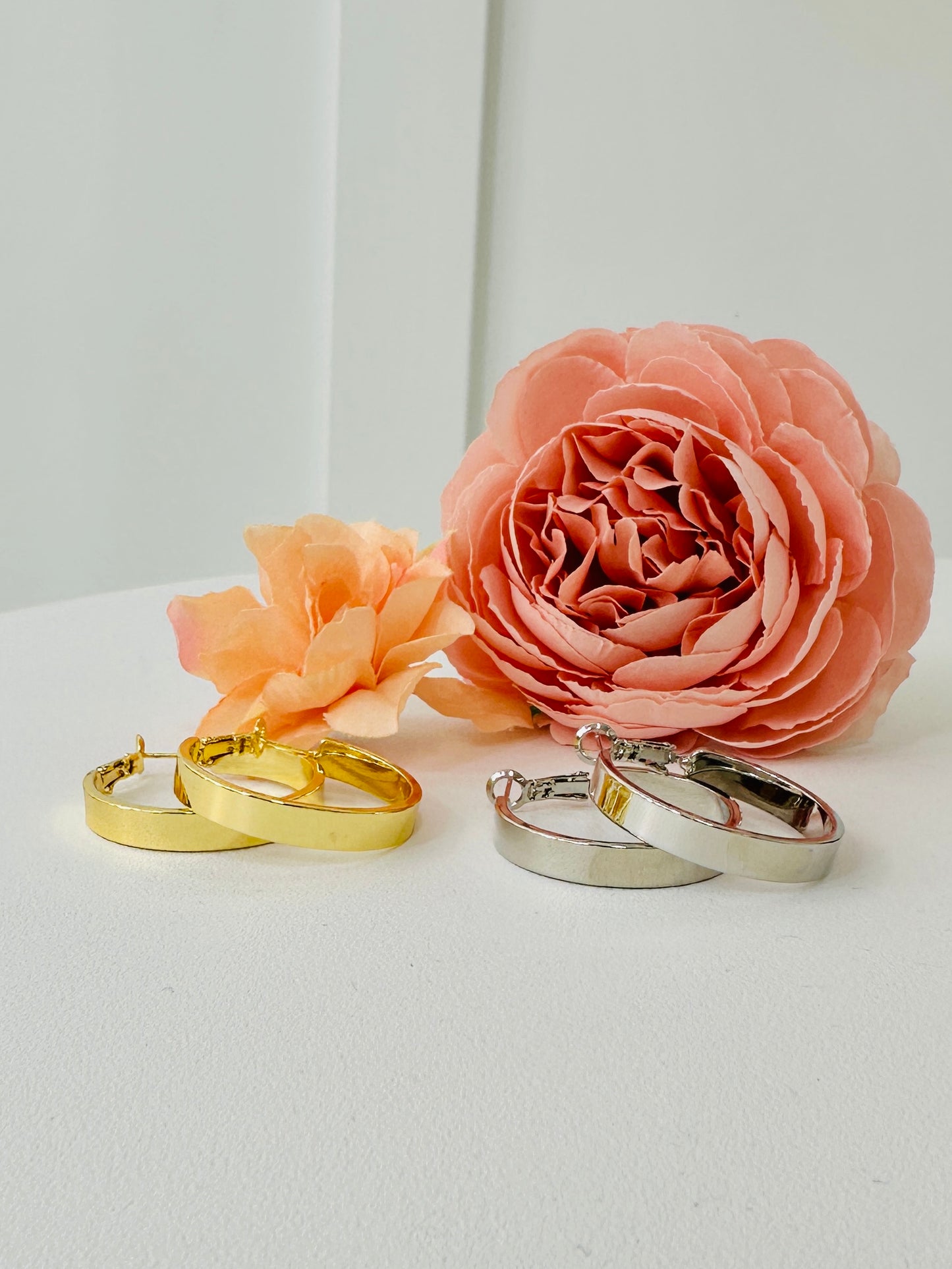 Twirl Me Twice Hoop Earrings in Multiple Colors