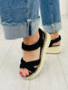 The Woven Way Wedges In Black