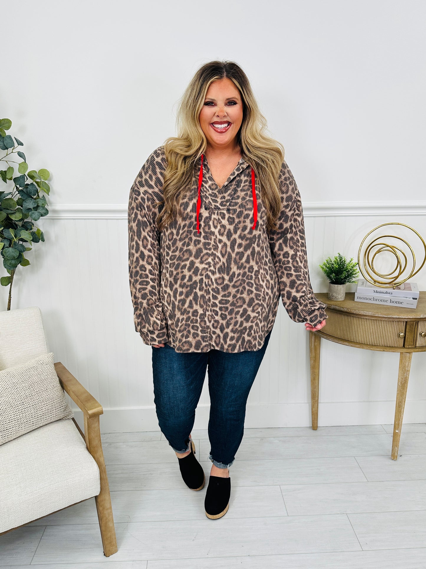 Luxe in Leopard Hooded Top