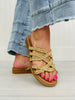 Braided Comfort Sandals In Natural