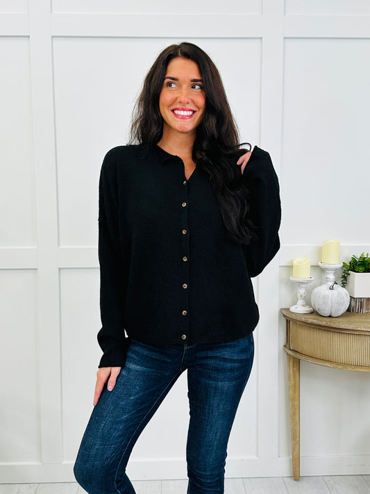 Keep It Classic Cardigan In Black