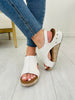 Effortless Dazzle Wedges In White Combo