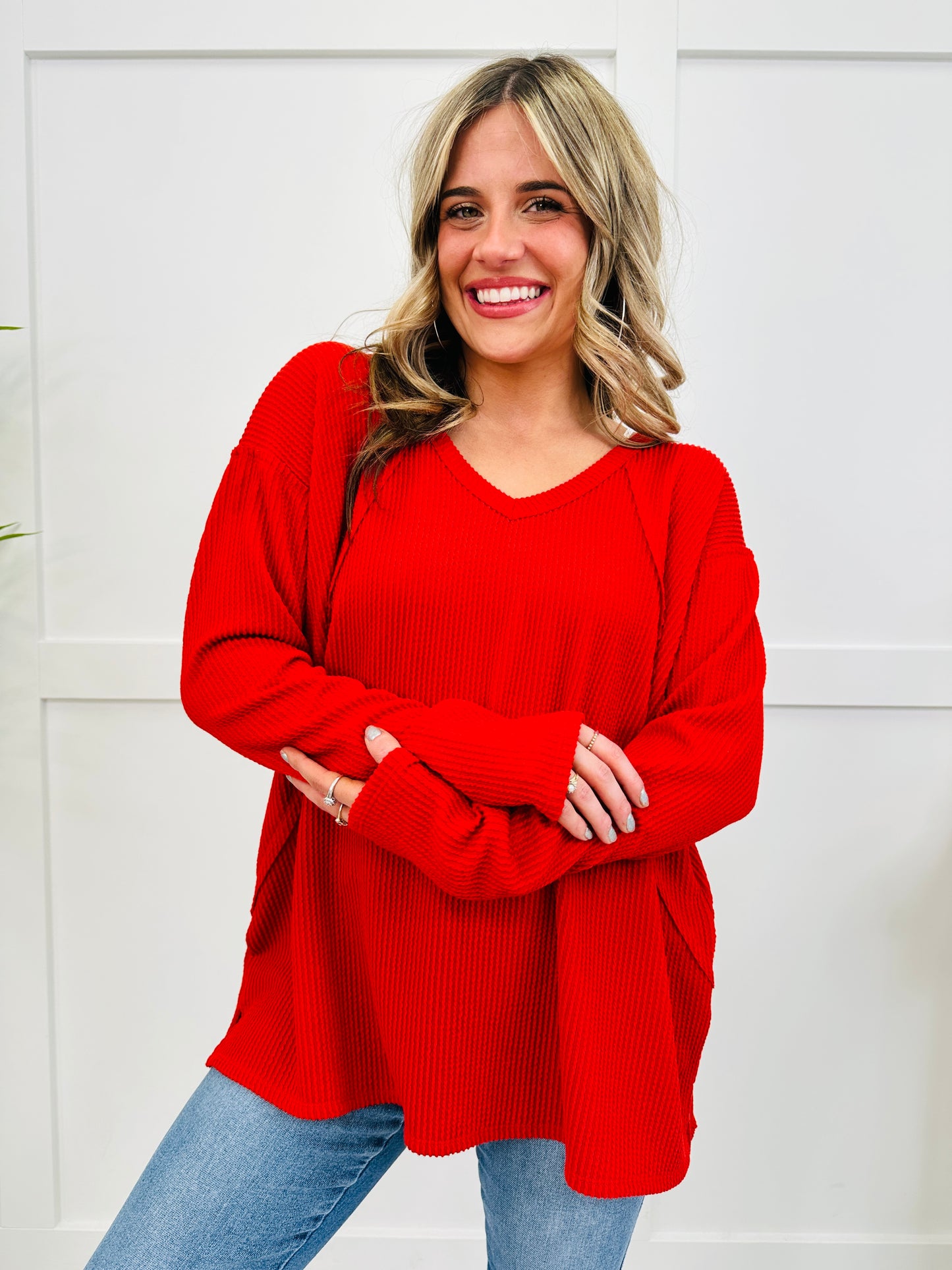 REG/CURVY Cozy and Corded Top - Multiple Colors!