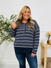 Fine Line Top In Navy