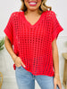 Blazing Trails Top in Coral