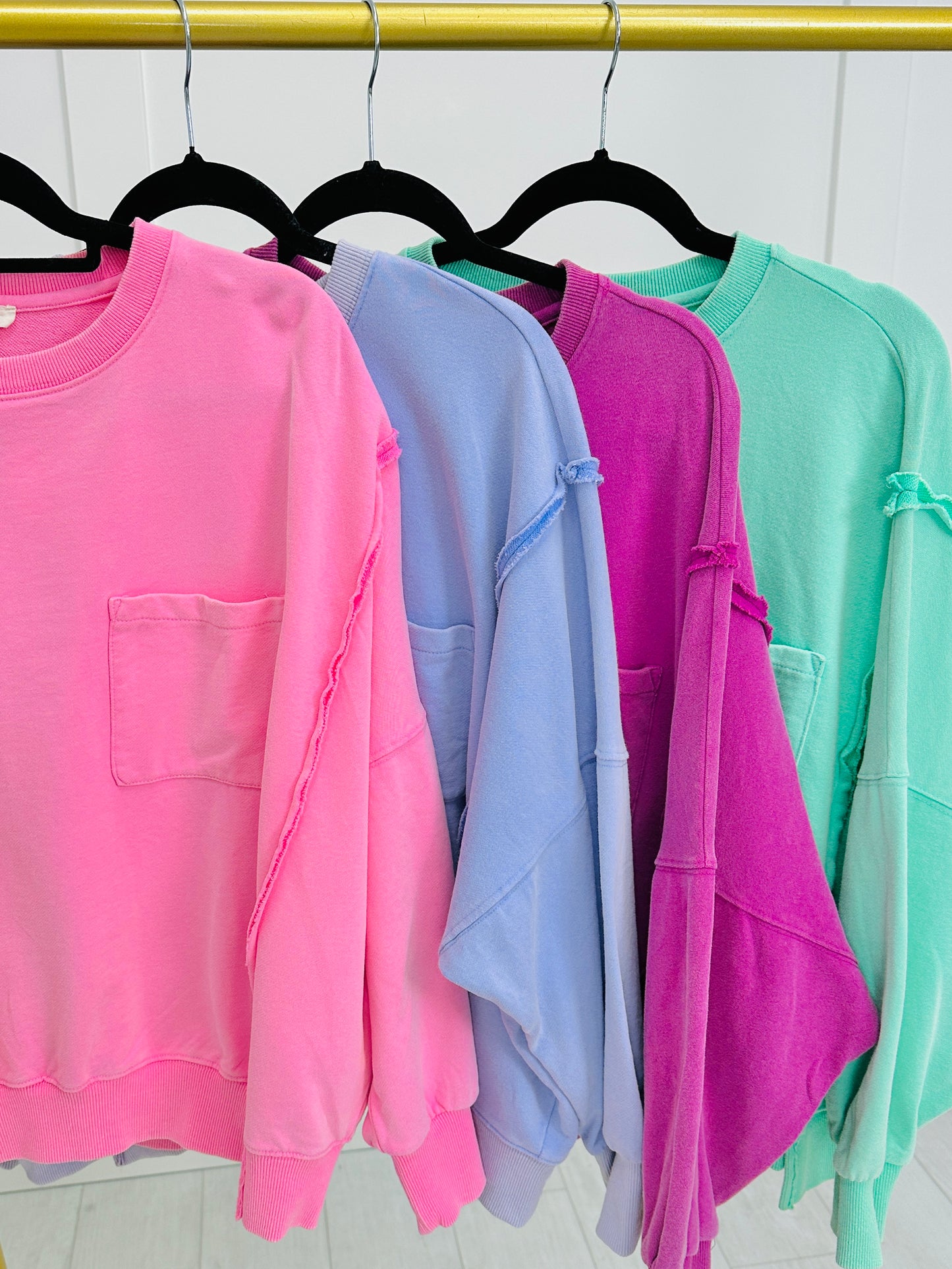 Relaxed Rhythm Pullover- Multiple Colors!