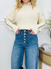 Judy Blue Touch of The Button Column Jeans