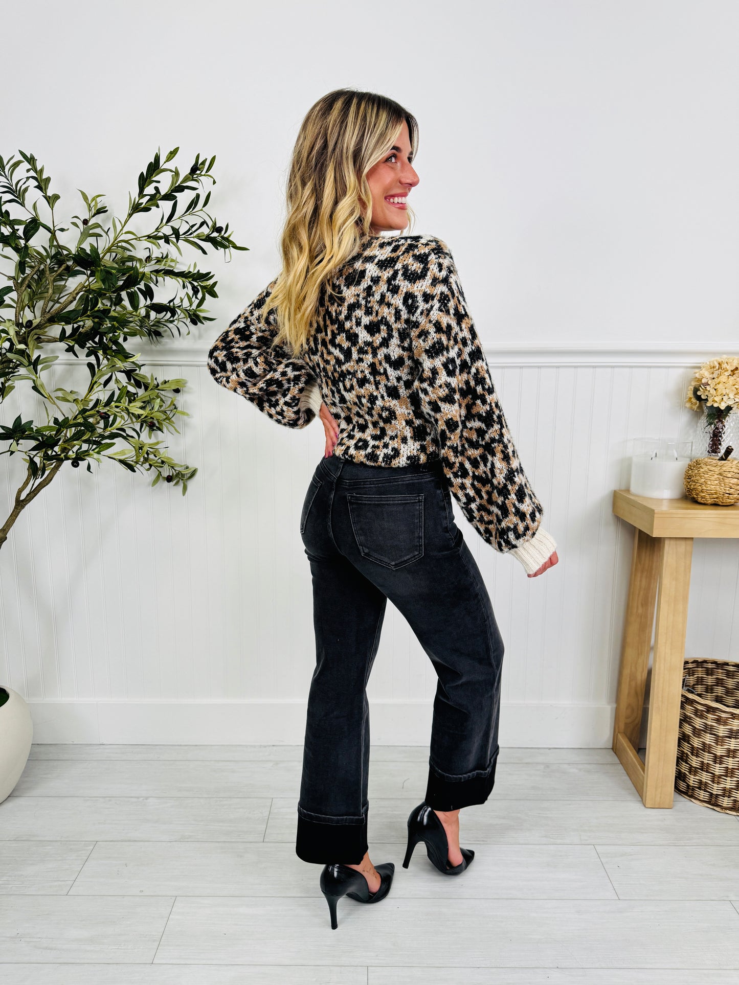 After Dark Tummy Control Cuffed Straight Jeans