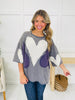 Heart Of The Matter Top In Blue