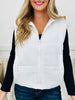 All About Layers Vest In White
