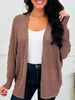 Throw It On Cardigan In Coco