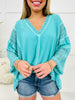Lace And Love Top In Peacock Blue