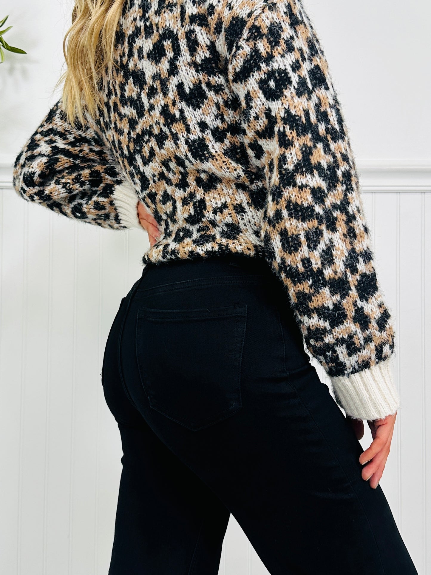 Bold Moves Tummy Control Black Wide Leg Jeans