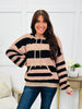 Cozy Crush Hoodie In Black Mocha