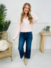 Finishing Touch Wide Leg Cropped Jeans with Tummy Control