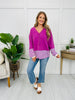 Striped Dreamer Pullover in Orchid