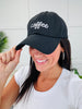DOORBUSTER! Coffee Embroidered Baseball Cap- Multiple Colors!