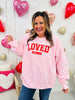 LOVED John 3:16 Graphic Crewneck Sweatshirt in Two Colors