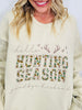 Hello Hunting Season, Goodbye Husband Graphic Crewneck Sweatshirt