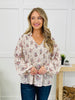 Among The Petals Top In Ivory