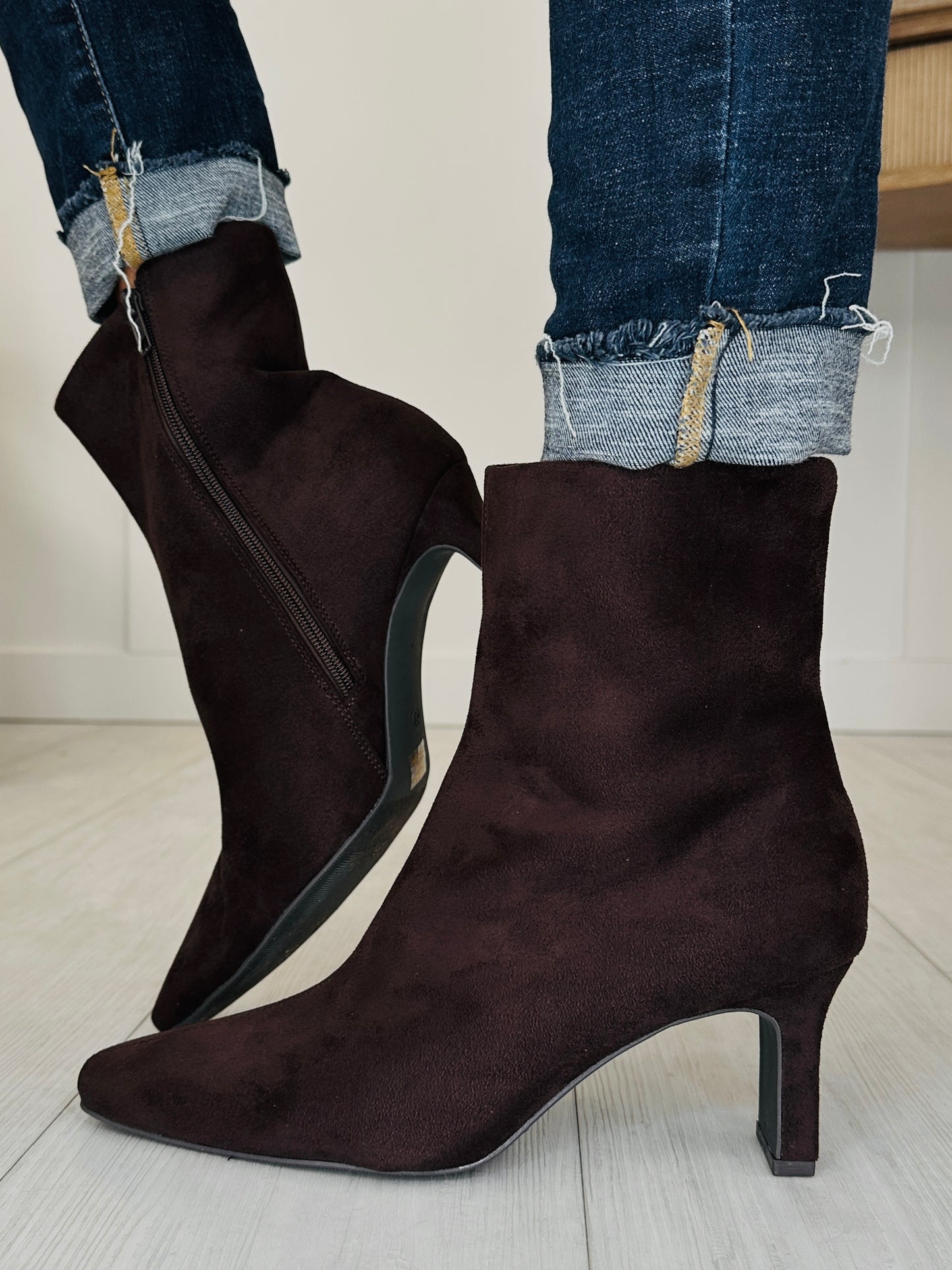Made You Look Bootie In Brown