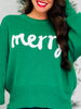 All Is Merry Sweater In Hunter Green
