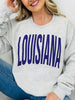 Louisiana Reversible LA Graphic Crewneck Sweatshirt