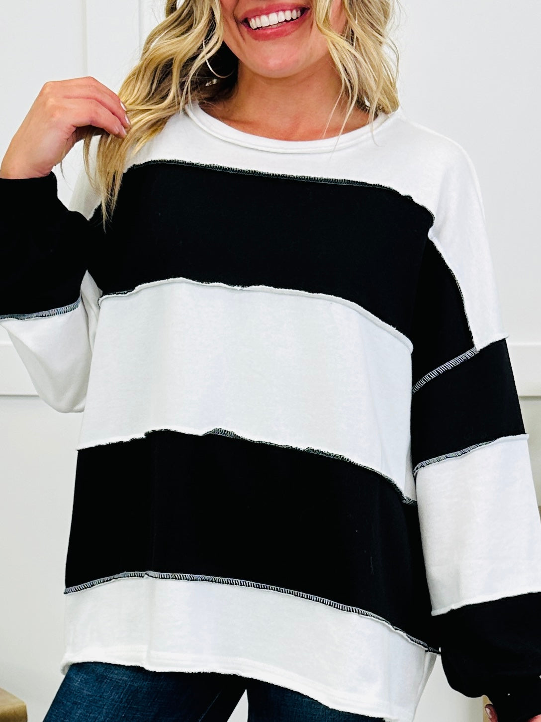 Opposites Attract Top In Black