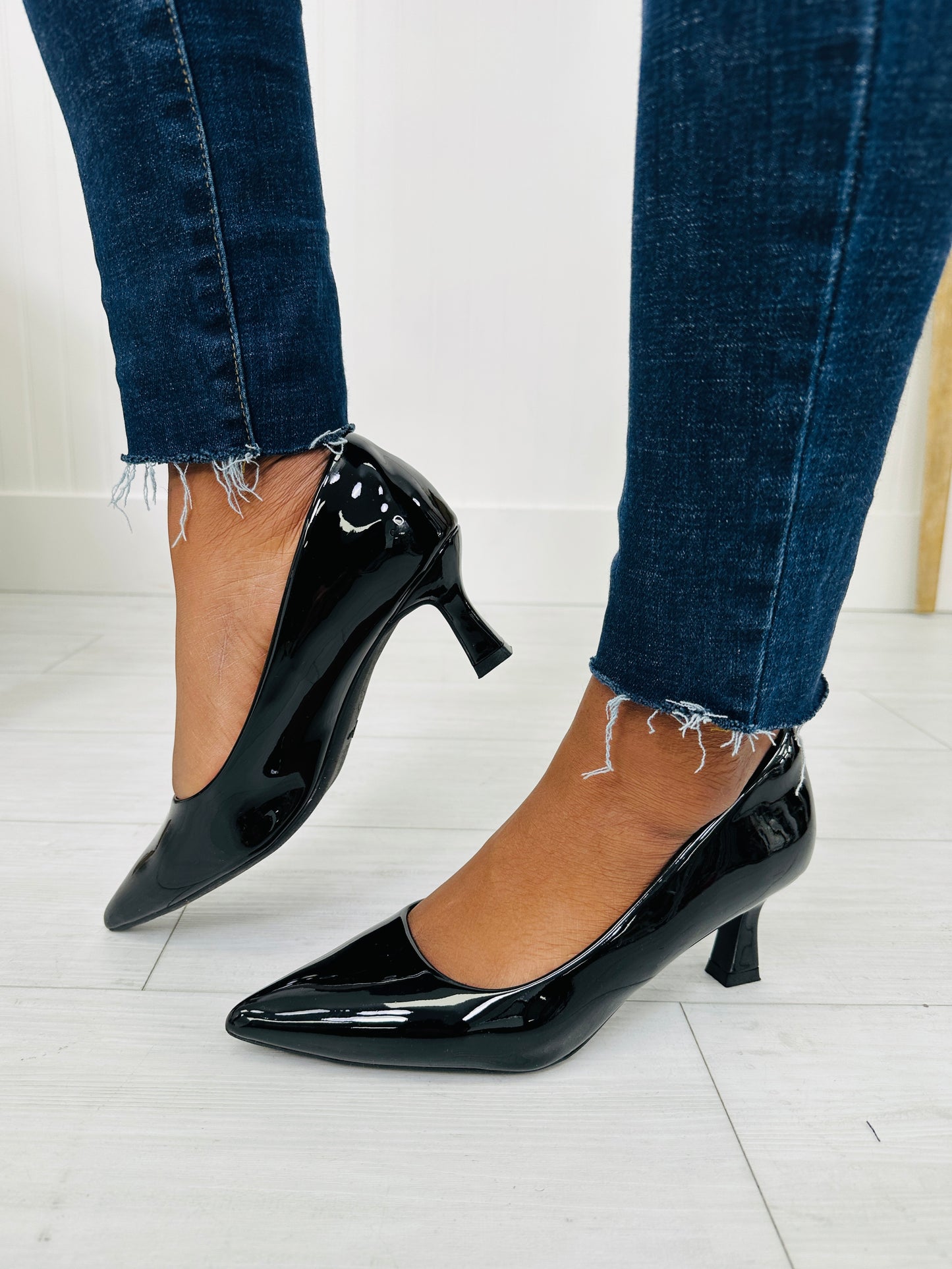 Polished Steps Heels in Black
