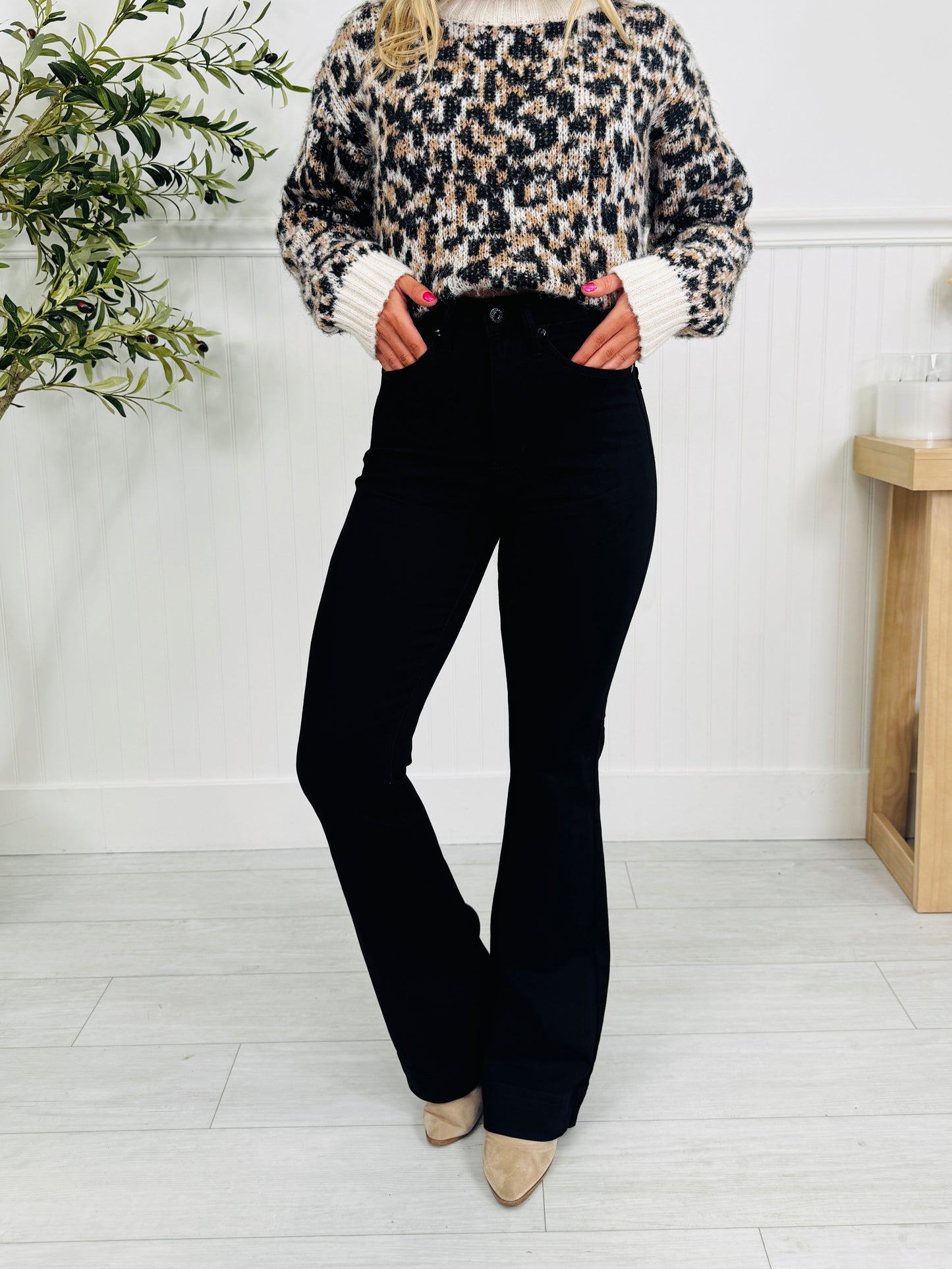 Judy Blue Black By Popular Demand Tummy Control Bootcut Jeans