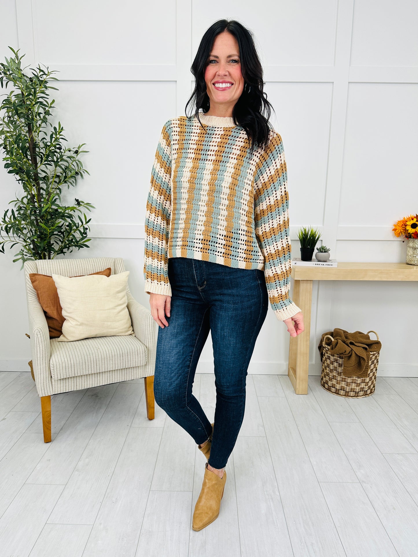 Seamless Horizons Sweater