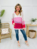 Sunset Splendor Pullover in Pink