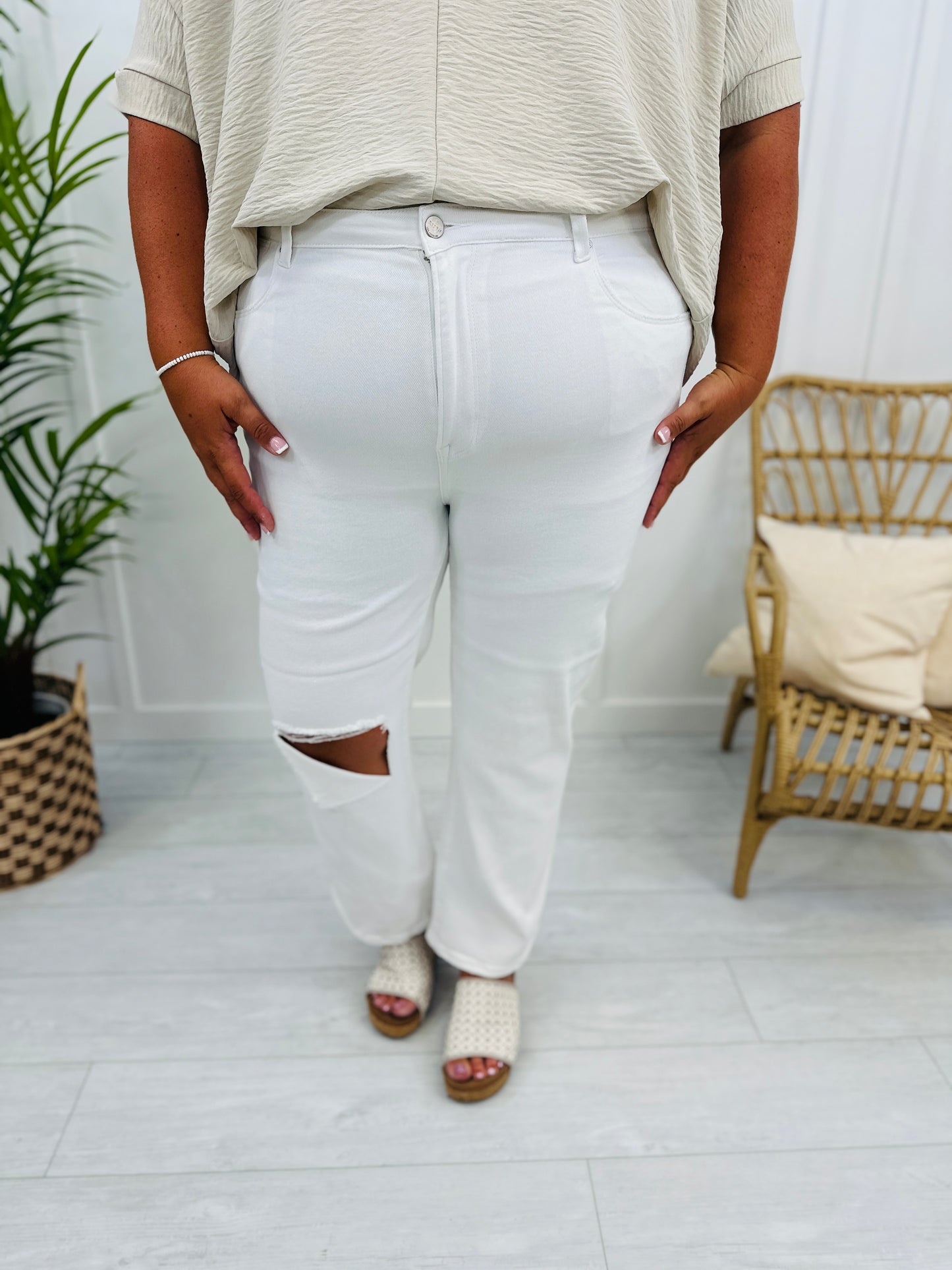 Risen REG/CURVY Come Clean Relaxed Straight Fit Jeans