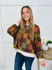 Plaid Poetry Pullover in Chocolate/Forest