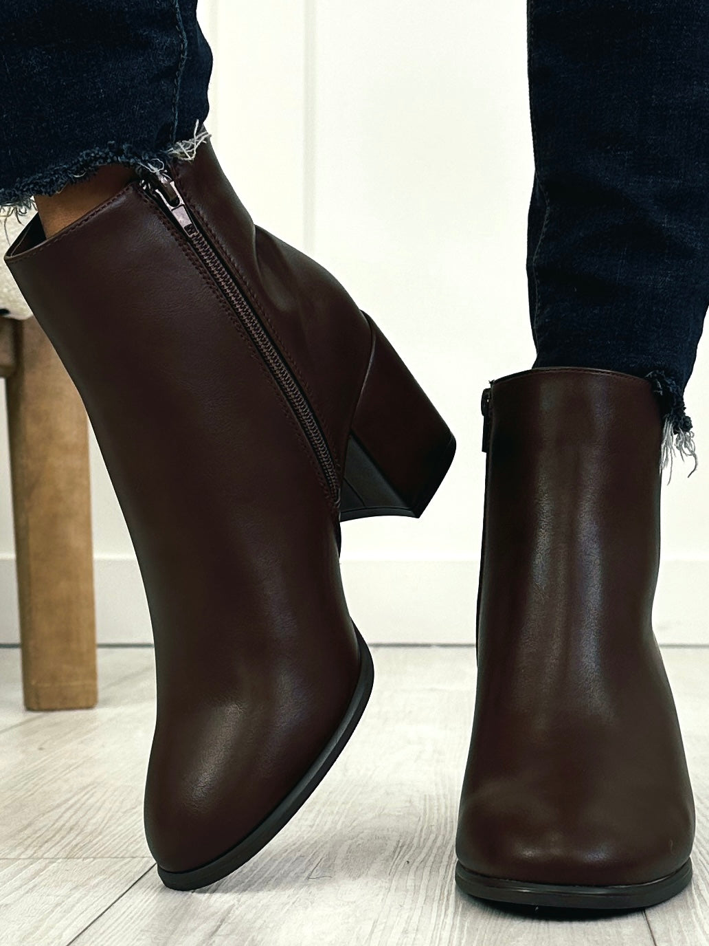 Fall Plans Only Bootie In Brown
