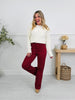 Judy Blue Merlot Moment Thermal Straight Jeans