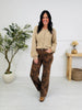 Vintage Bloom Tummy Control Wide Leg Jeans