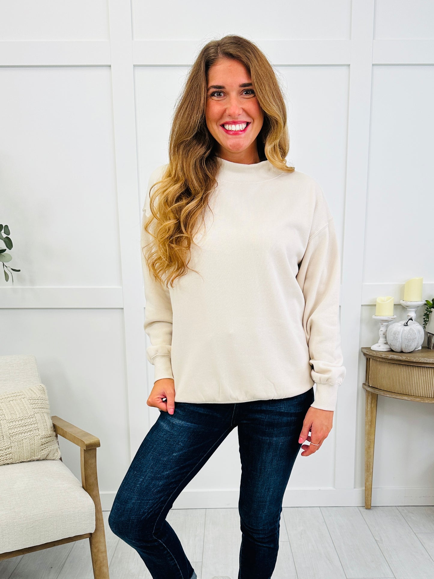 Weekend Reset Sweatshirt In Multiple Colors