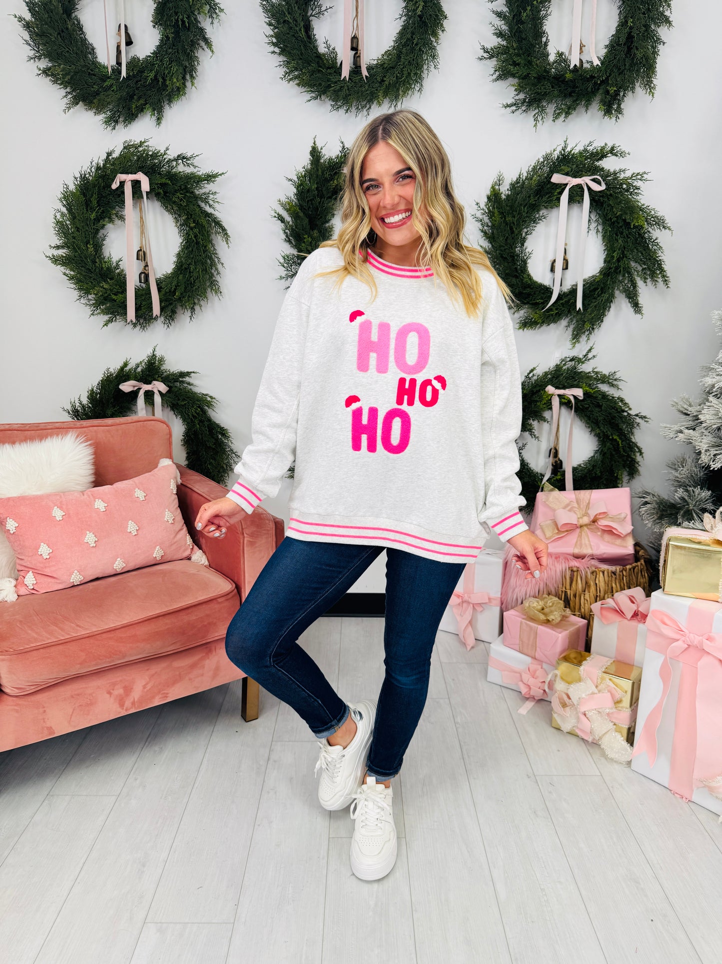 Ho Ho Holiday Mood Crewneck