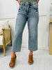 Judy Blue Cropped and Carefree Cropped Tummy Control Wide Leg Jeans in Reg/Curvy