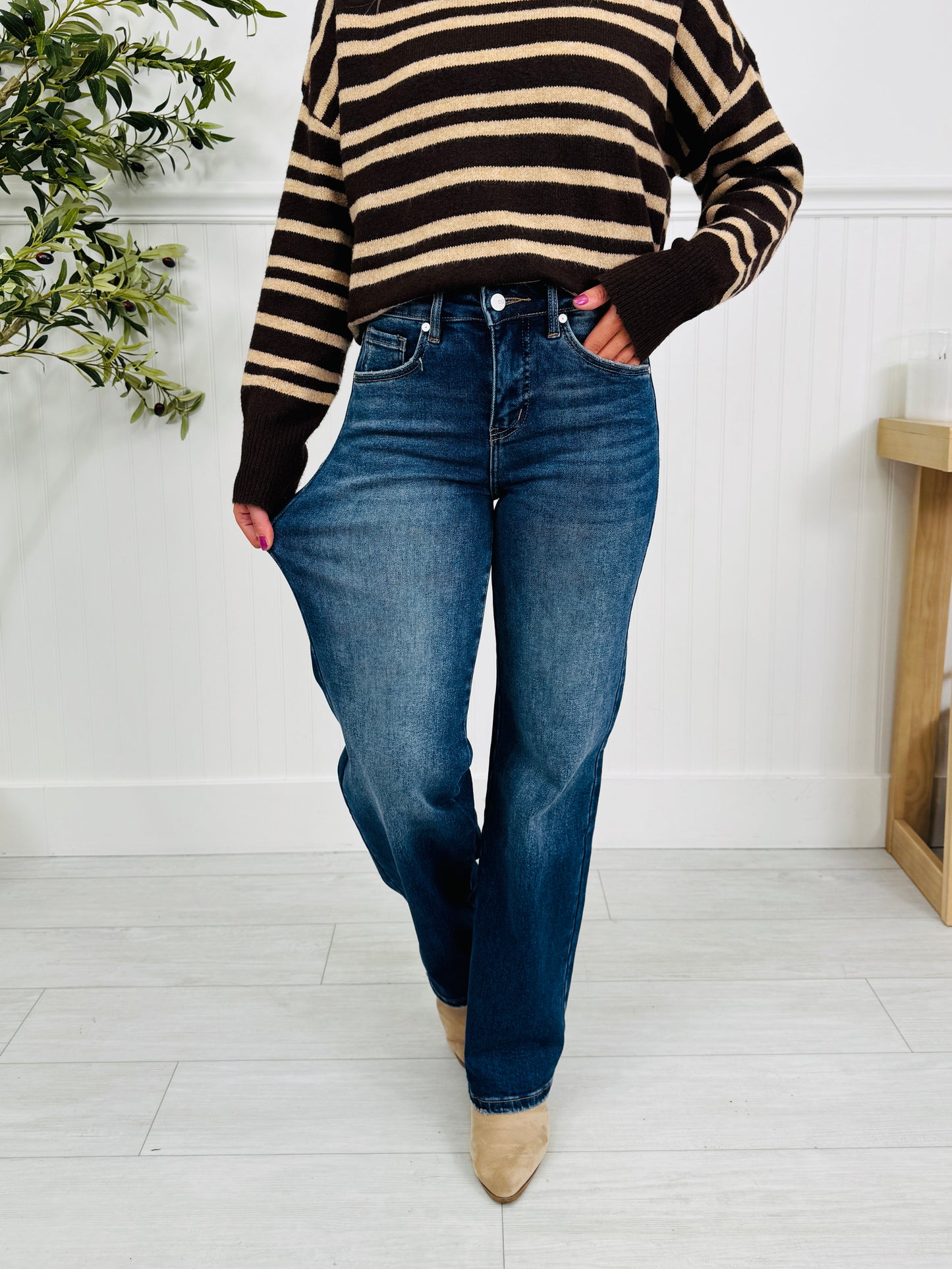 All About You Straight Leg Tummy Control Jeans in Three Inseams