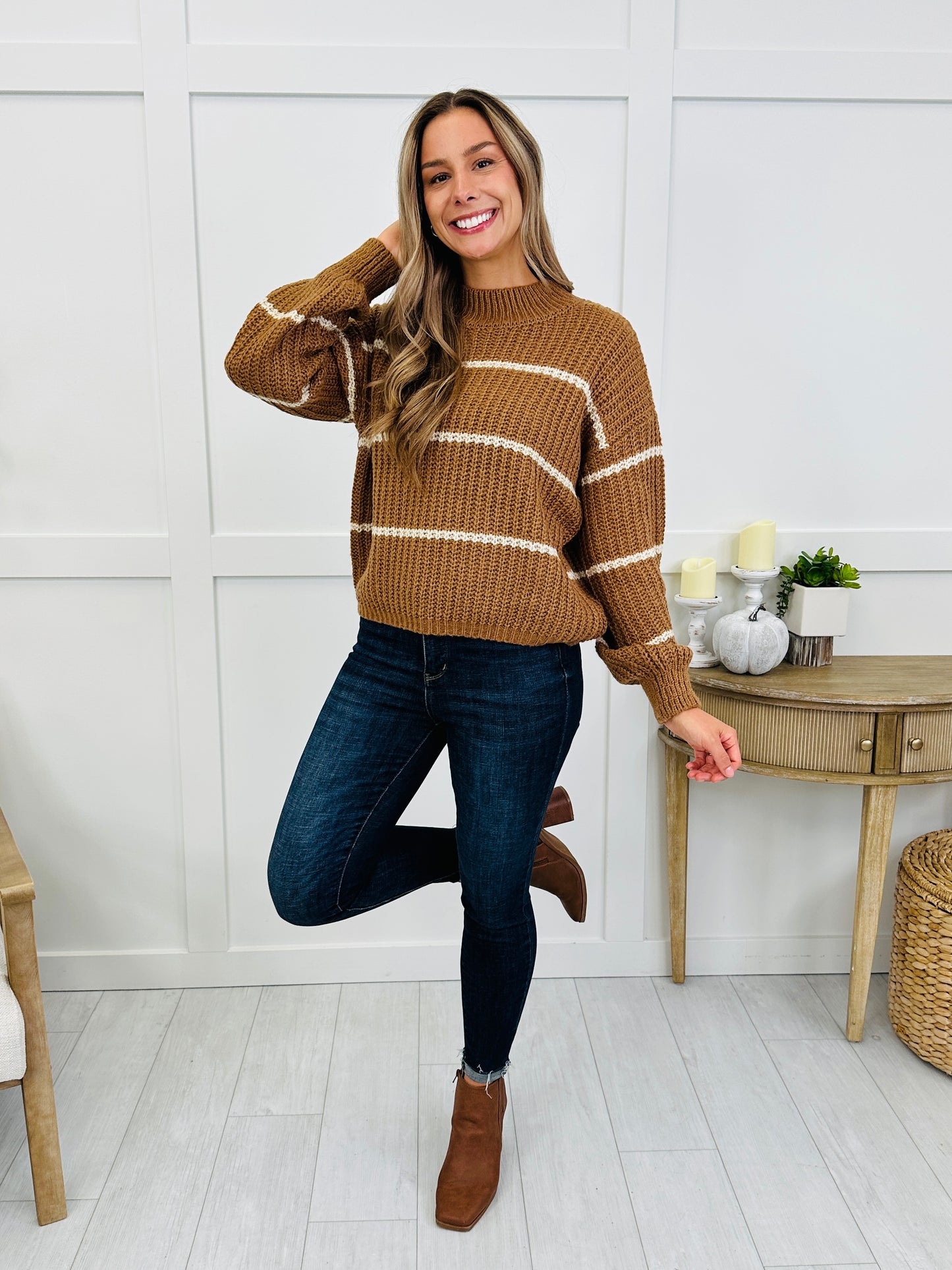 Made Our Own Light Sweater In Deep Camel