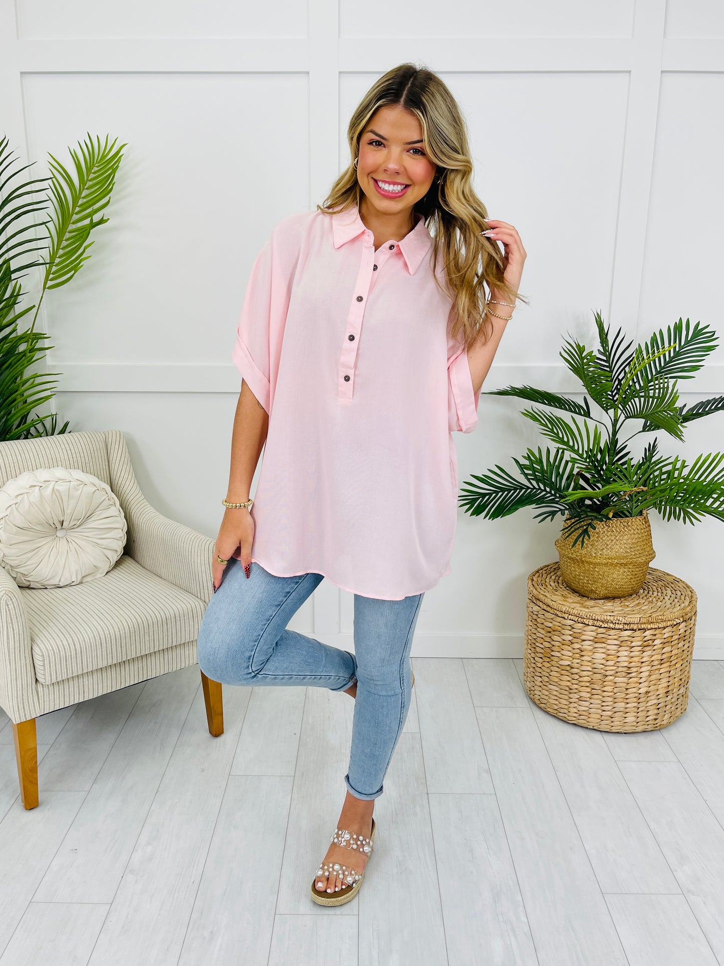 Perfectly Polished Top- Multiple Colors!